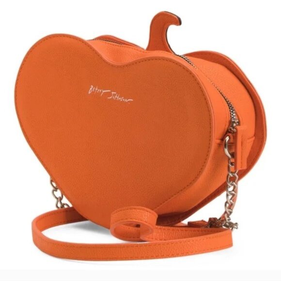 Betsey Johnson XOGINGER Pumpkin Heart Bag NWT - Picture 6 of 12